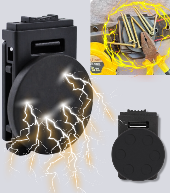 슬로우믹스 공구 허리 자석 벨트 클립 홀더, 1개