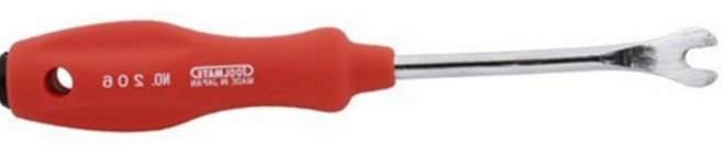 일제 장수명 핀셔 차량용 내장재 셀프정비 리무버 못뽑기 빠루드라이버 고강도, 1개