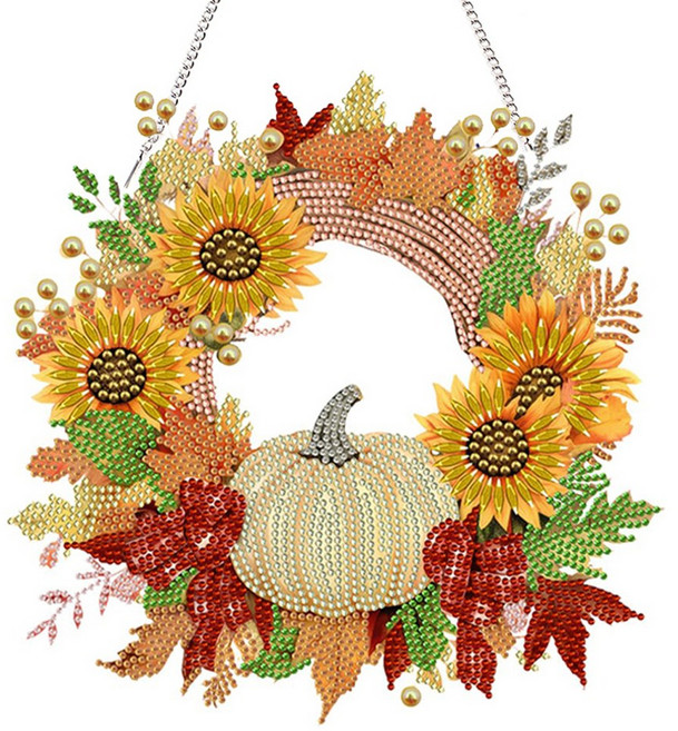 돈들어오는 금전수 보석 십자수 diy 비즈 벽걸이 벽장식 리스 장식 펜 공구 포함 세트 해바라기 나무 조화 50 60 3d 금전운 행잉 어린이, 1세트, S99007I(해바라기B