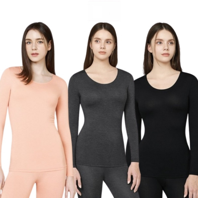 BYC 여성 보디히트 발열내의 상하세트 여자 기능성 자가발열 유니클로 히트텍 대체