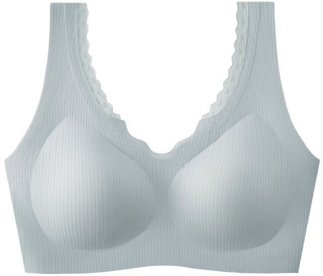 超包覆 運動內衣 寬肩帶 小胸內衣 日系蕾絲邊舒芙蕾軟Q無痕內衣 無鋼圈內衣 軟支撐 包副乳 M