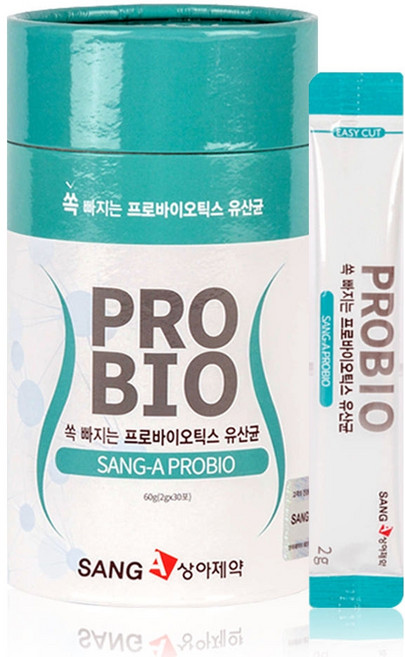 상아제약 쏙빠지는 프로바이오틱스 유산균, 2g, 90개