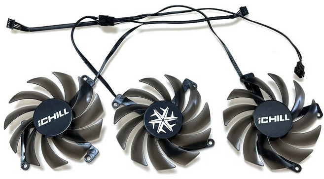 호환 3팬/1SET CF-12915S RTX 3080 ICHILL X4 GPU 팬 INNO3D TI 비디오 카드 냉각 팬용, 01 FAN-B