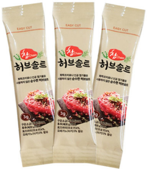 우리식품 참 허브솔트 3g 증정용/서비스용, 750g, 1개