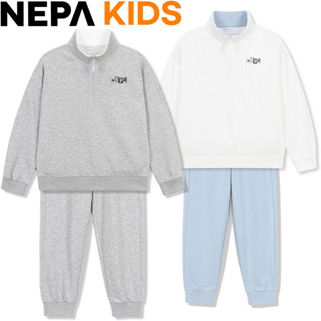 [매장발송] 네파 키즈 남여 상하복 세트 긴팔 긴바지 등원복 유치원 어린이집 학원 소풍 캠핑 봄가을