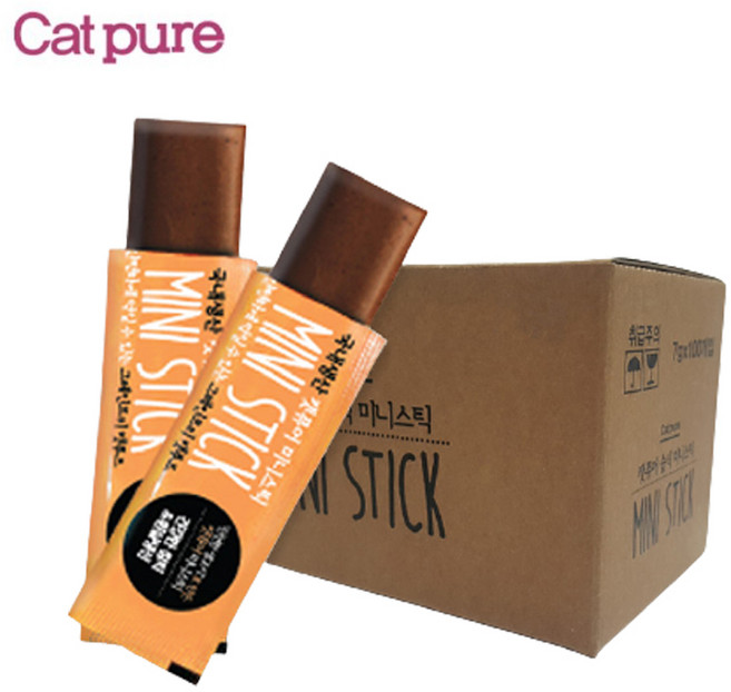 캣퓨어 미니스틱 4종 택1 7g, 혼합맛(참치/흰살생선), 1개