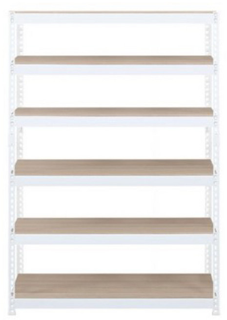 스피드랙 V2 선반 6단 1100 x 500 x 1500 mm, 화이트(앵글)