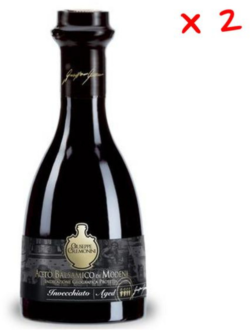 아세타이아 주세페 크레모니니 발사믹 비네거 모데나 4 그레이프, 2개, 250ml