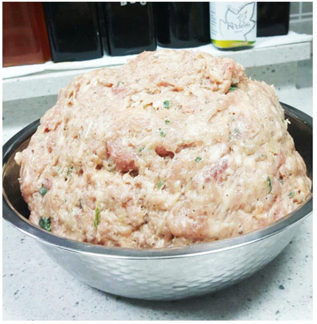 엄마손 수제 매콤 떡갈비 생반죽-5kg (업소 전문용), 1개, 5kg