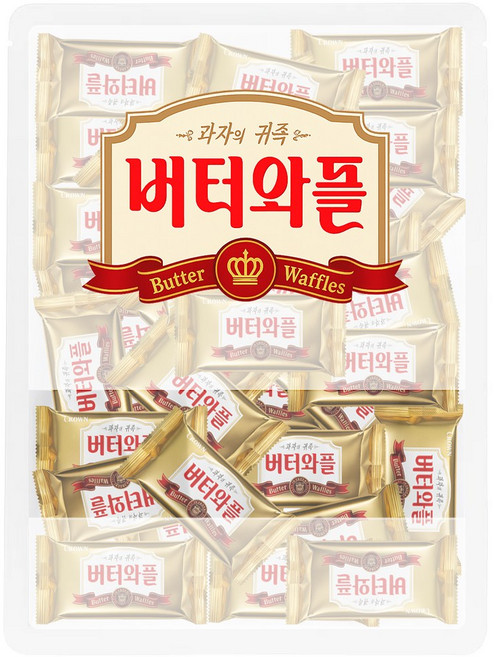 크라운 버터와플 대용량간식, 30개, 26.3g