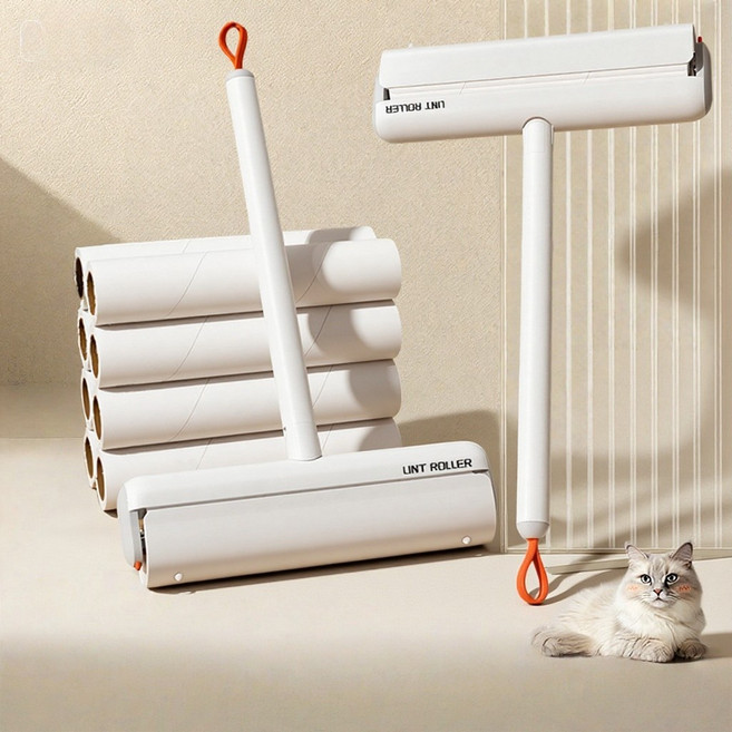 사선커팅 테이프 클리너 돌돌이 먼지제거, 1개