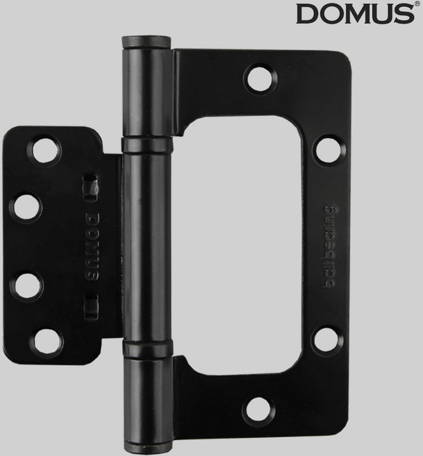 도무스 방문 이지경첩 4인치 3개입, 블랙, 1개