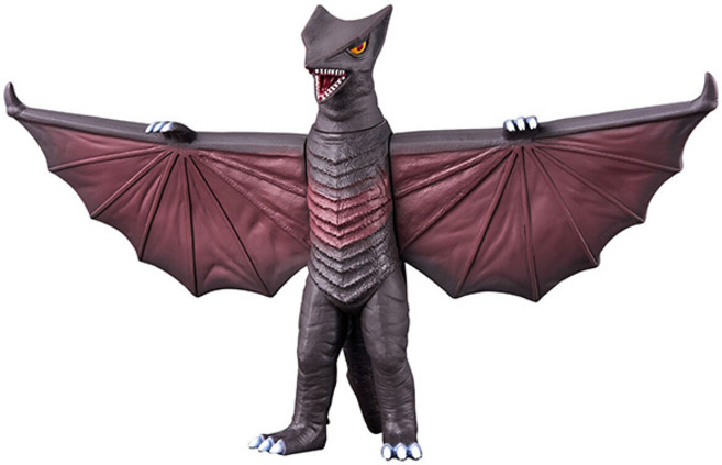 [반다이 정품 당일발송] 무비몬스터 고질라 대괴수 공중전 가메라 대 갸오스 1967 갸오스 피규어, 1개