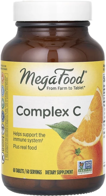 MegaFood 컴플렉스 C 60정, 1개 - 쿠팡
