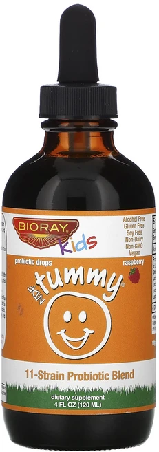 Bioray Kids NDF Tummy 라즈베리 4 fl oz (120 ml), 1개 - 쿠팡