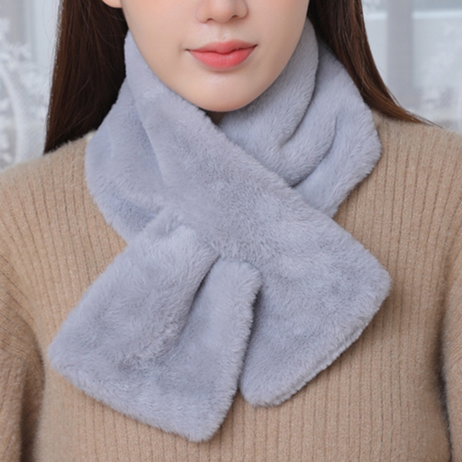 문팩토리 따뜻한 쁘띠 털목도리