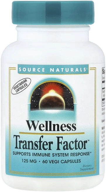소스네츄럴스 웰니스 트랜스퍼 팩터 125mg 베지캡슐 60정, 6개 - 쿠팡