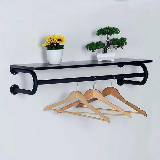 옷가게 벽걸이 선반 진열용 행거 매장 디스플레이 걸이 검정 U형 60cm 기본, 2. 흰색 U형 60cm 기본