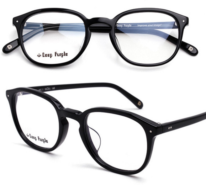 딥퍼플 Derby 4컬러 아시안핏 뿔테안경 고급 브랜드안경테 더비