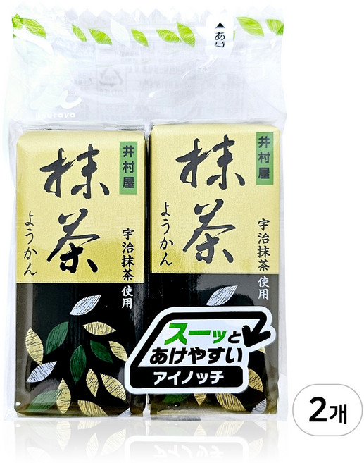 이무라야 미니 말차양갱, 2개, 232g