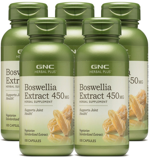 GNC 보스웰리아 추출물 450mg 캡슐, 100정, 5개