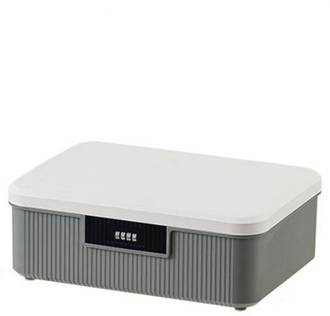 헤이하루 비밀번호 안심보관함 귀중품 다용도 보관함 핸드폰감옥, 1개, 그레이