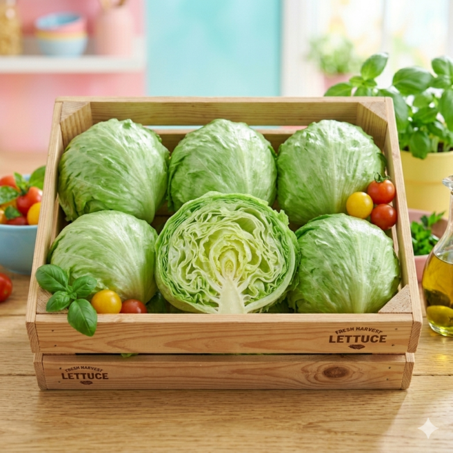 무농약 양상추 6개 브런치 카페 당일수확 농장직송 샐러드 샌드위치 재료 청주 알알이거둠터, 500g