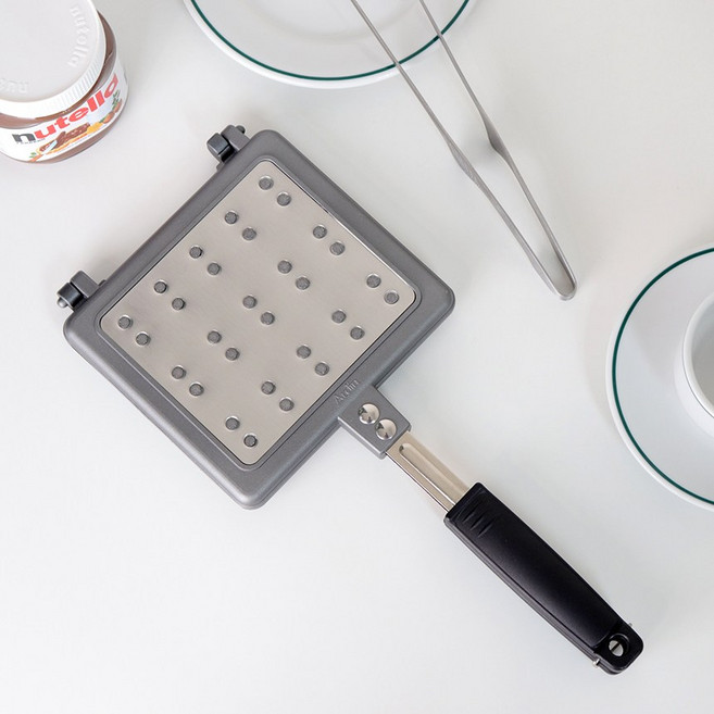 국내생산 아르딘 IH 히로유키 와플팬 (점보사이즈/인덕션직화겸용), 1개