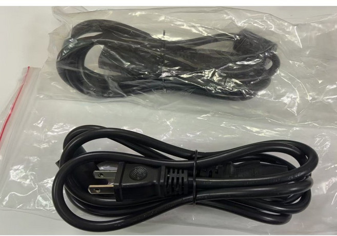 7A/125V 長度2米 二插品字尾插頭電源線WS-005C, 1個