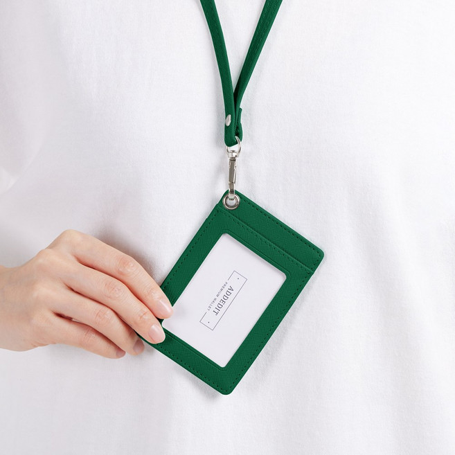 모던 카드 목걸이 카드지갑 교통카드 사원증 출입증 신분증 학생증 네임택 명함 케이스