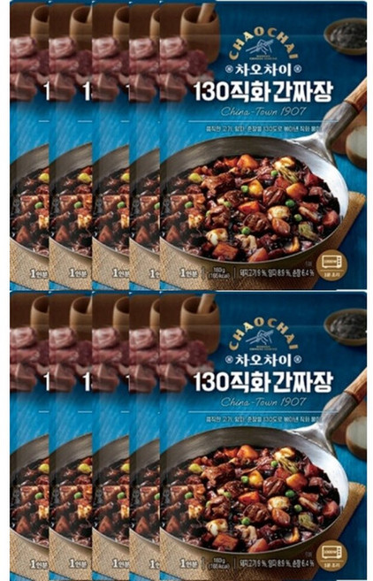 샘표 차오차이 130 직화간짜장 180g X 10개