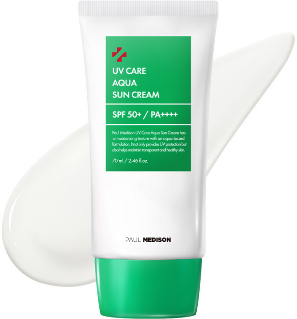 폴메디슨 UV 케어 아쿠아 수분 선크림 선세럼 선에센스, 1개, 70ml