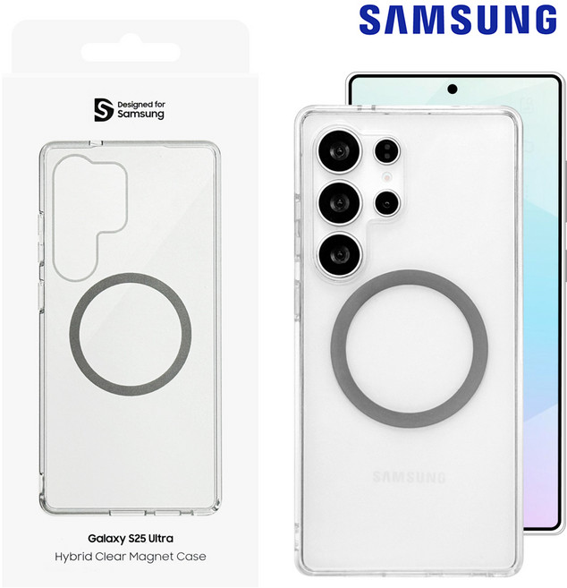 삼성전자 클리어 마그넷 맥세이프 휴대폰 케이스
