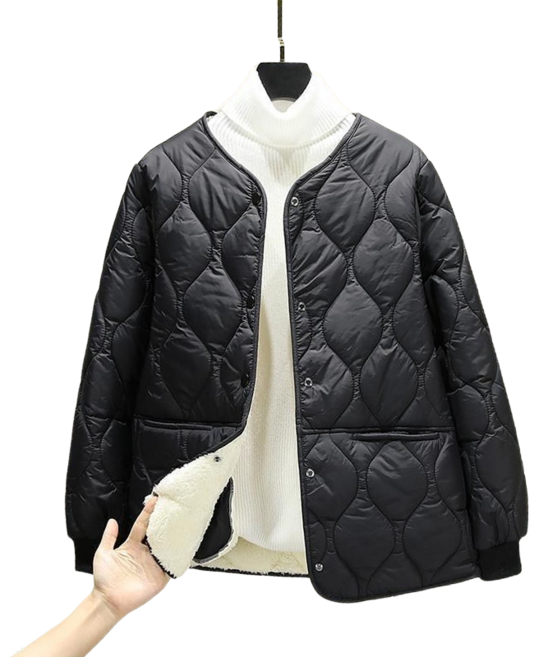 여성용 퀼팅 점퍼 데일리 웰론 루즈핏 숏코트 패딩