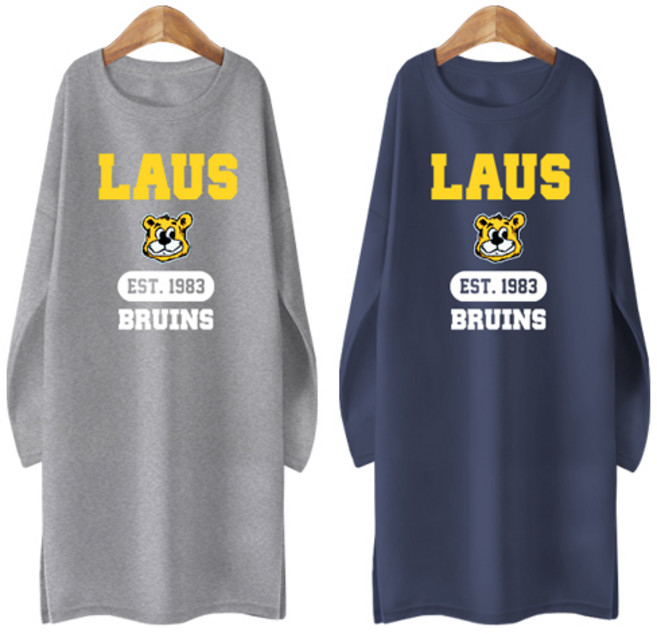 루인_블론디 100%국내생산 원피스 기모롱티셔츠