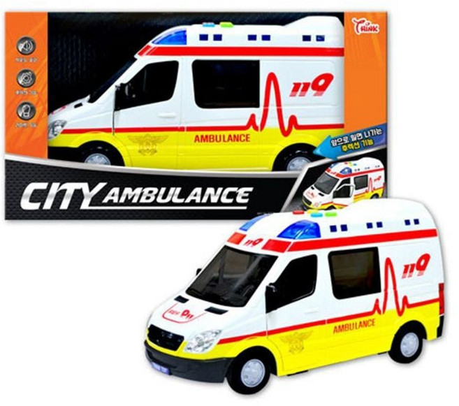 병원차 장난감 119 어린이 자동차 앰뷸런스 사이렌
