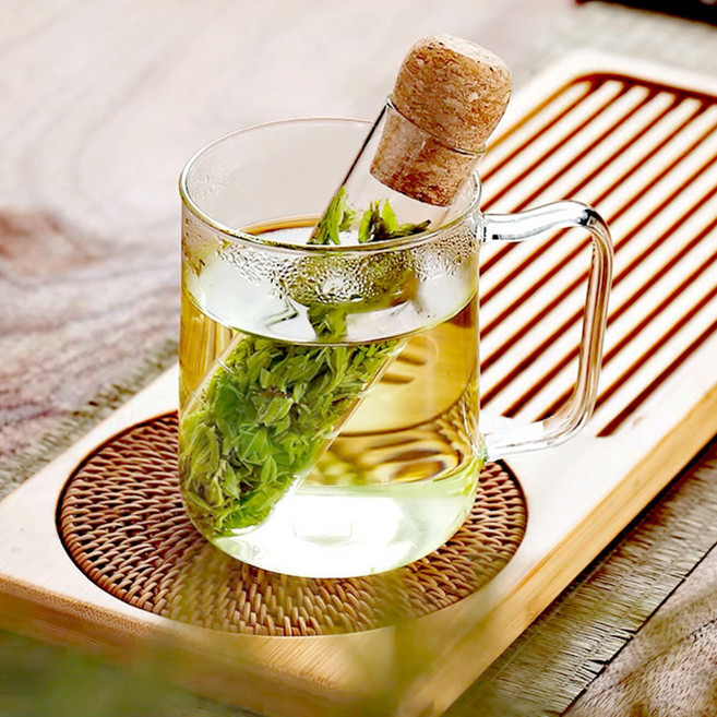 57도씨 내열유리 티인퓨저 스트레이너 차거름망 차망, 1개