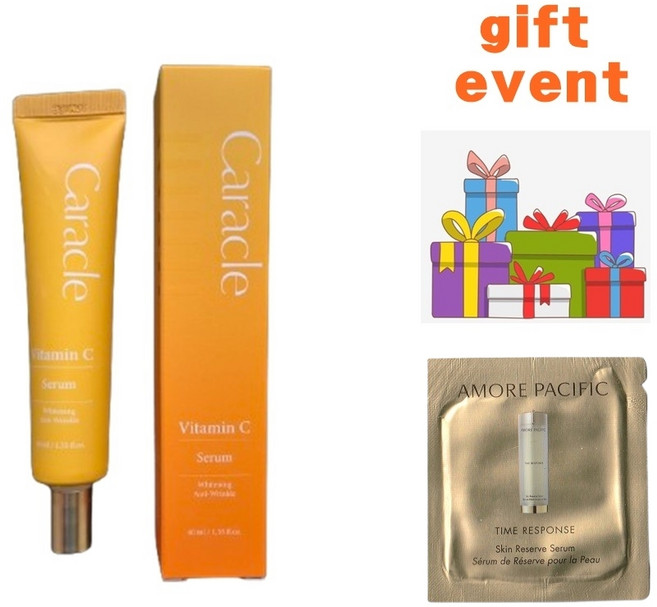 카라클 비타민C세럼/ 아모레퍼시픽 타임 레스폰스 스킨 리저브 세럼 22매, 1개