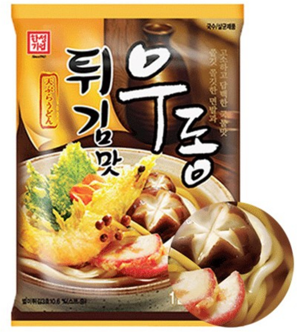 한성기업 튀김맛우동, 211.5g, 5개