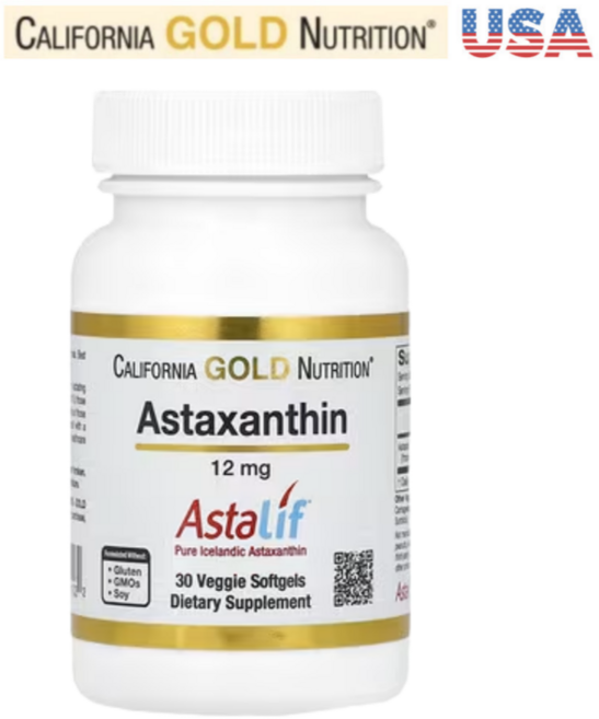 CGN 아스타잔틴 12 mg 30정 아스타리프 고약사아스타잔틴 아이슬란드산