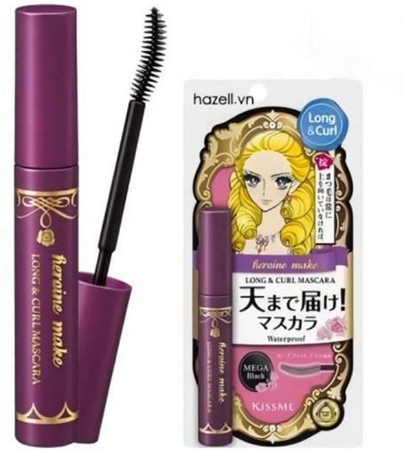 키스미 히로인메이크 롱앤컬 마스카라 EX 6g, 1개, 01딥블랙