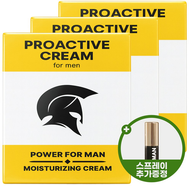 오리지날 포 맨 프로 크림 12입 세트구성 Original For man Pro Power cream, 3개, 24g