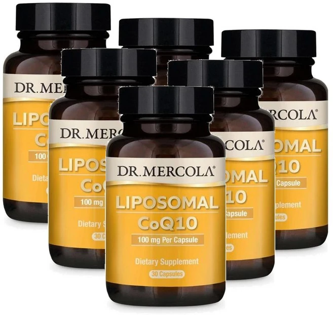 닥터머콜라 리포조말 코큐텐 100mg 캡슐 Dr. Mercola Liposomal CoQ10, 6개, 30정 - 쿠팡