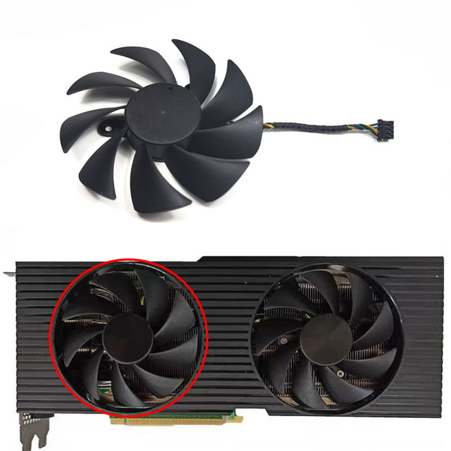 그래픽 카드 87MM PLA09115B12H 볼 베어링 RTX3070 RTX3080 RTX3090 비디오 팬 3080 3090 냉각 팬팬 - A, [03] Fan - A, 03 Fan-A, 1개