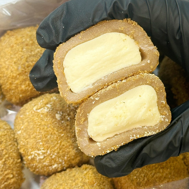 국내산 찹쌀 쫀득한 티라미슈 크림치즈찹쌀떡, 15개, 40g