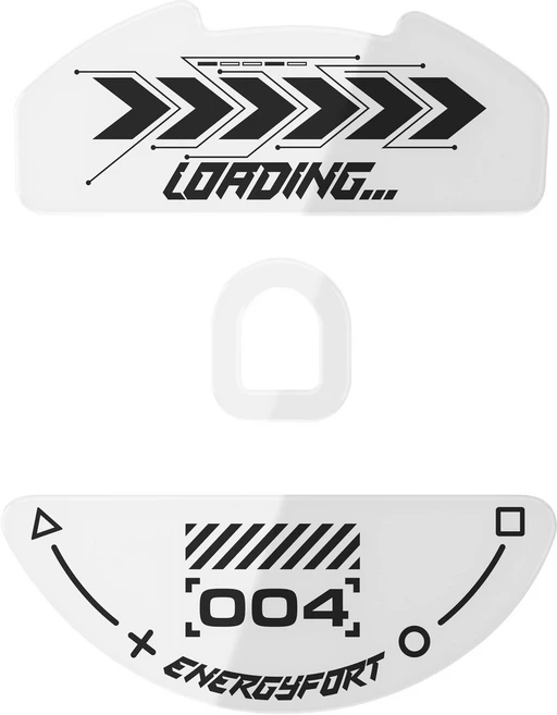 Razer DeathAdder V4 Pro 마우스 피트 패드 용 유리 스케이트 부드럽고 내구성이 뛰어난 게임 액세서리 슬, 01 White