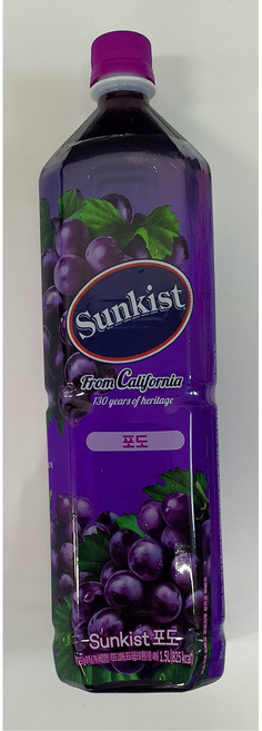 썬키스트 포도주스, 1.5L, 6개