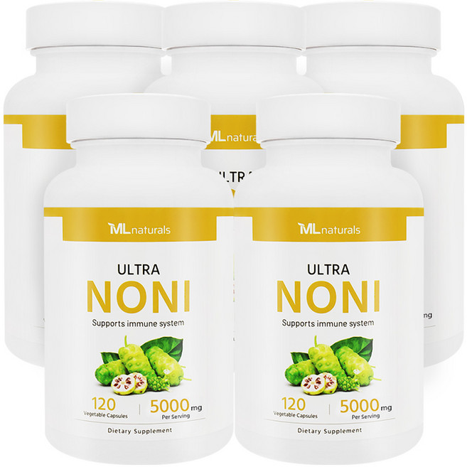 마이라이프 내추럴스 노니 5000mg, 120정, 5개