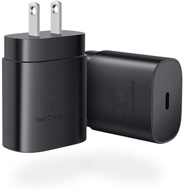 호환 삼성 갤럭시 C타입 초고속 충전기 벽 전원 어댑터 25W PD S22 A53 A72 카가더용, 02 US Black, 1개