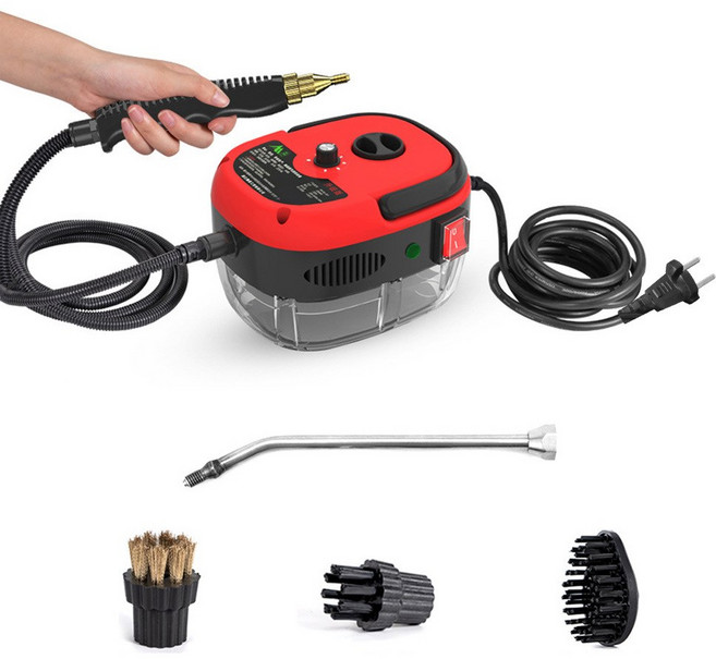 주방 및 자동차 소파용 고압 스팀 진공 2500W, 01 Red, 01 220V, 02 EU, US Plug 3